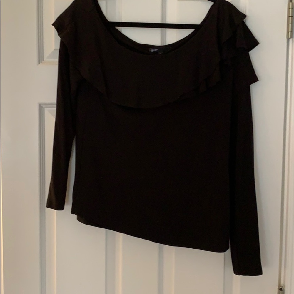 Off the shoulder long sleeve comfortable too.